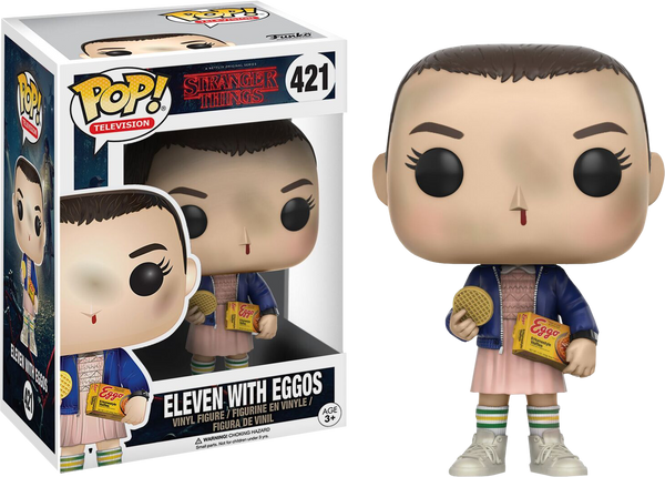 Funko Pop! Stranger Things - Eleven with Eggos #421 - Chase Chance - Pop Basement