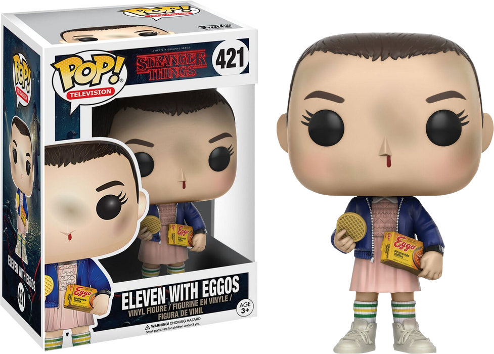 Funko Pop! Stranger Things - Eleven with Eggos #421 - Chase Chance - Pop Basement