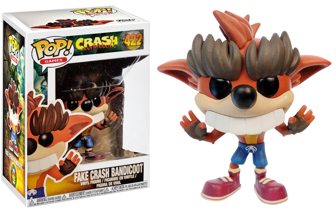 Funko Pop! Crash Bandicoot - Fake Crash #422 - Pop Basement