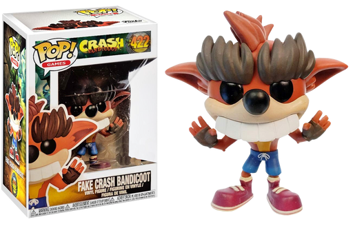 Funko Pop! Crash Bandicoot - Fake Crash #422 - Pop Basement