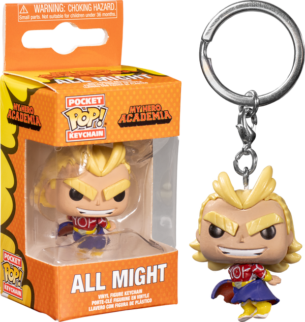 Funko Pocket Pop! Keychain - My Hero Academia - All Might Silver Age - Pop Basement