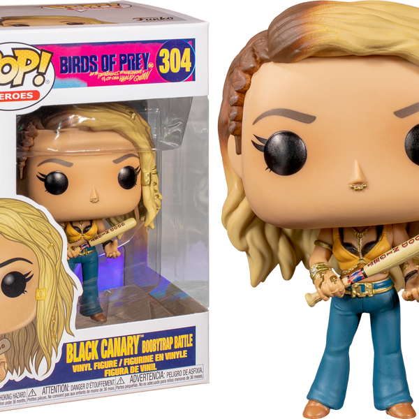 Funko Pop! Birds of Prey (2020) - Black Canary Boobytrap Battle #304 - Pop Basement