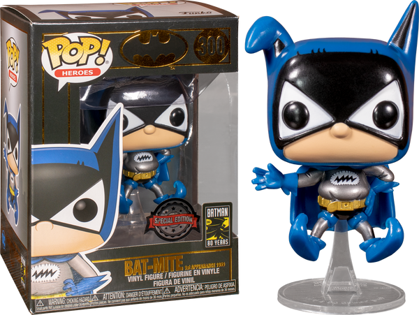 Funko Pop! Batman - Bat-Mite First Appearance 80th Anniversary Metallic #300 - Pop Basement