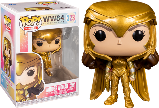 Funko Pop! Wonder Woman 1984 - Wonder Woman Gold Armour Power Pose #323 - Pop Basement
