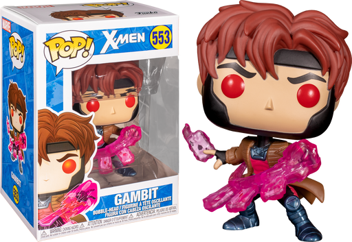 Funko Pop! X-Men - Gambit with Cards #553 - Pop Basement