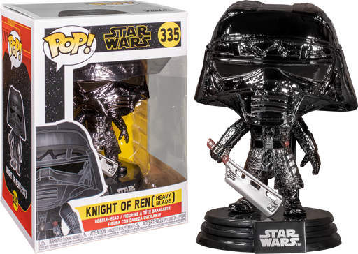Funko Pop! Star Wars Episode IX: The Rise Of Skywalker - Knight Of Ren with Blade Hematite Chrome #335 - Pop Basement