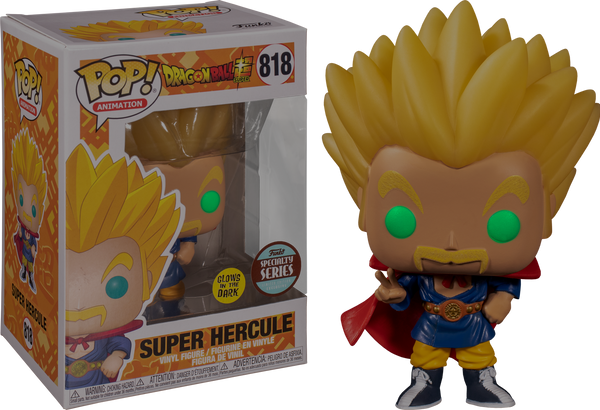 Funko Pop! Dragon Ball Super - Super Saiyan Hercule  Glow in the Dark #818 - Pop Basement