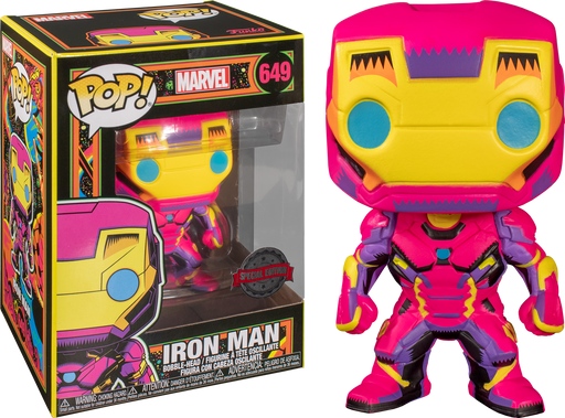 Funko Pop! Marvel: Blacklight - Iron Man #649 - Pop Basement