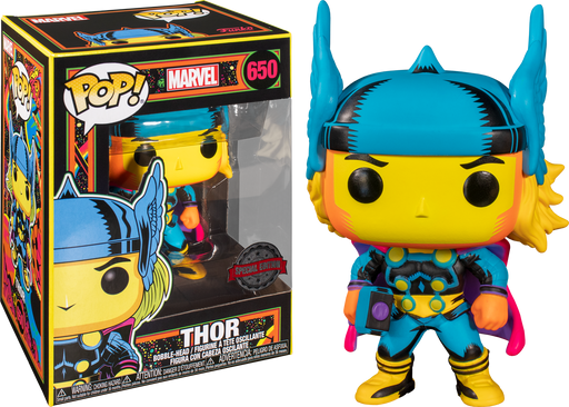 Funko Pop! Marvel: Blacklight - Thor #650 - Pop Basement