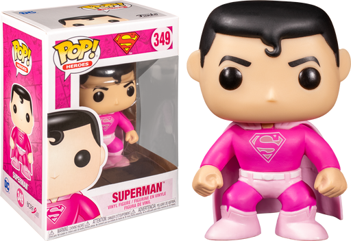 Funko Pop! Superman - Superman Breast Cancer Awareness #359 - Pop Basement