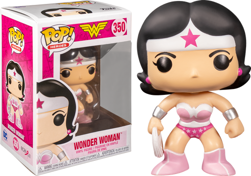 Funko Pop! Wonder Woman - Wonder Woman Breast Cancer Awareness #350 - Pop Basement