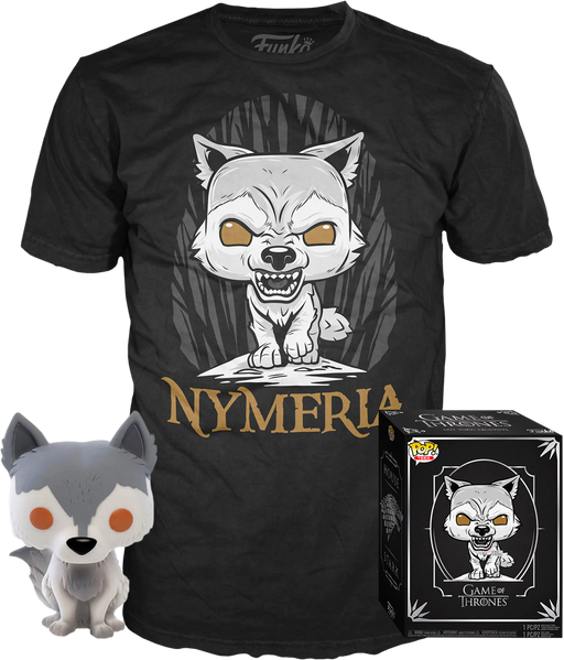 Funko - Game of Thrones - Nymeria - Vinyl Figure & T-Shirt Box Set - Pop Basement