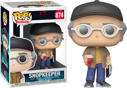 Funko Pop! It: Chapter Two - Stephen King as Shopkeeper #874 - Pop Basement