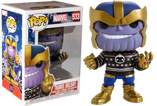Funko Pop! The Avengers - Thanos with Ugly Sweater Christmas Holiday #533 - Pop Basement