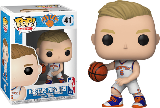Funko Pop! NBA Basketball - Kristaps Porzingis New York Knicks #41 - Pop Basement