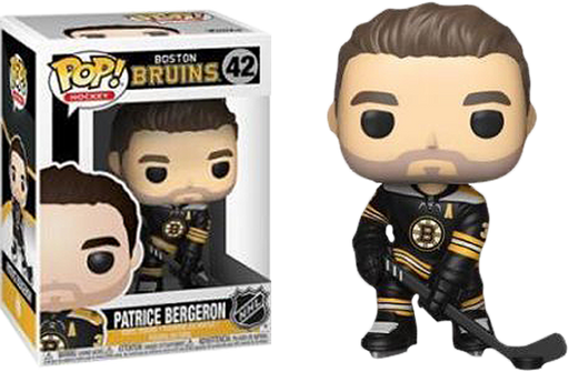 Funko Pop! NHL Hockey - Patrice Bergeron Boston Bruins #42 - Pop Basement