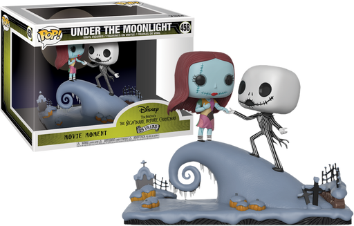 Funko Pop! The Nightmare Before Christmas - Jack and Sally Under The Moonlight Movie Moment - 2-Pack #458 - Pop Basement