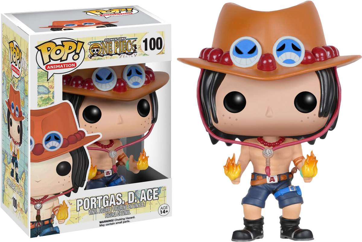Funko Pop! One Piece - Portgas D Ace #100 - Pop Basement