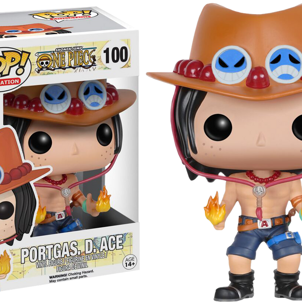 Funko Pop! One Piece - Portgas D Ace #100 - Pop Basement