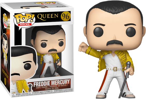 Funko Pop! Queen - Freddie Mercury Wembley 1986 #96 - Pop Basement