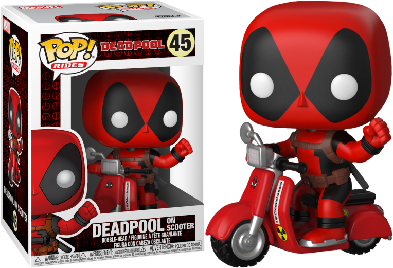 Funko Pop! Deadpool - Deadpool with Scooter #45 - Pop Basement