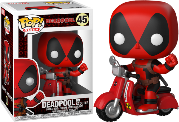 Funko Pop! Deadpool - Deadpool with Scooter #45 - Pop Basement