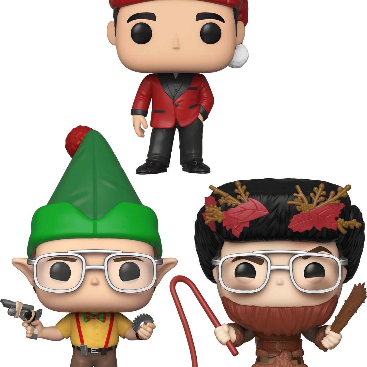 Funko Pop! The Office - Michael Scott as Santa Bond #906 - Pop Basement