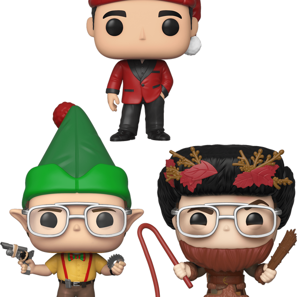 Funko Pop! The Office - Michael Scott as Santa Bond #906 - Pop Basement