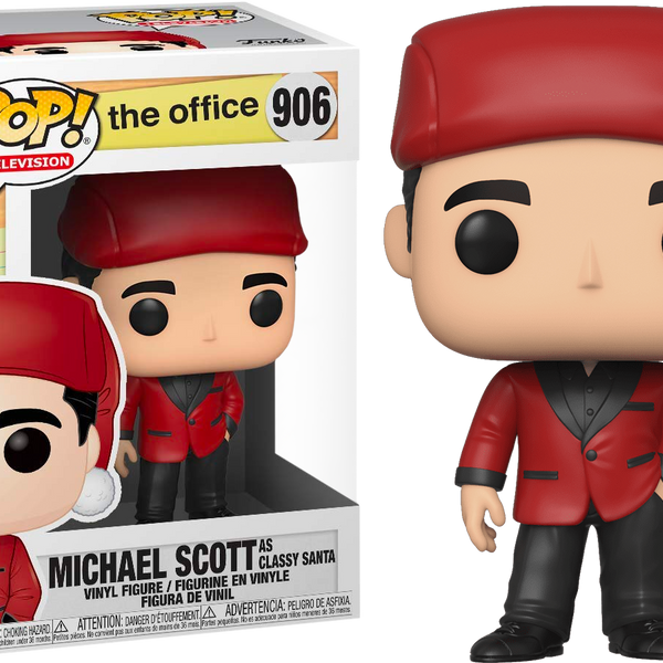 Funko Pop! The Office - Michael Scott as Santa Bond #906 - Pop Basement