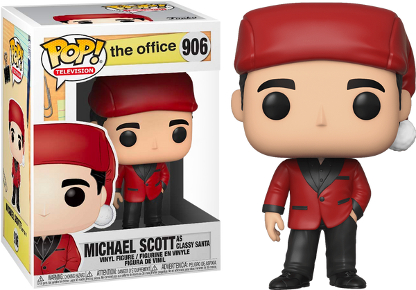 Funko Pop! The Office - Michael Scott as Santa Bond #906 - Pop Basement